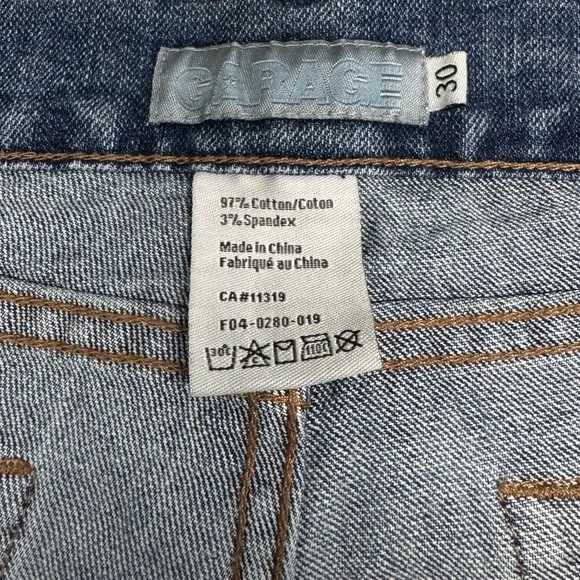 Garage Denim Bootcut Jeans, Size 30 - Picture 4 of 4